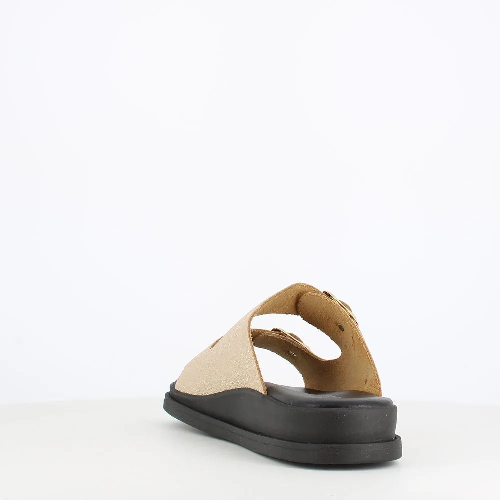 Rizzoli Buckle Sandal Gold