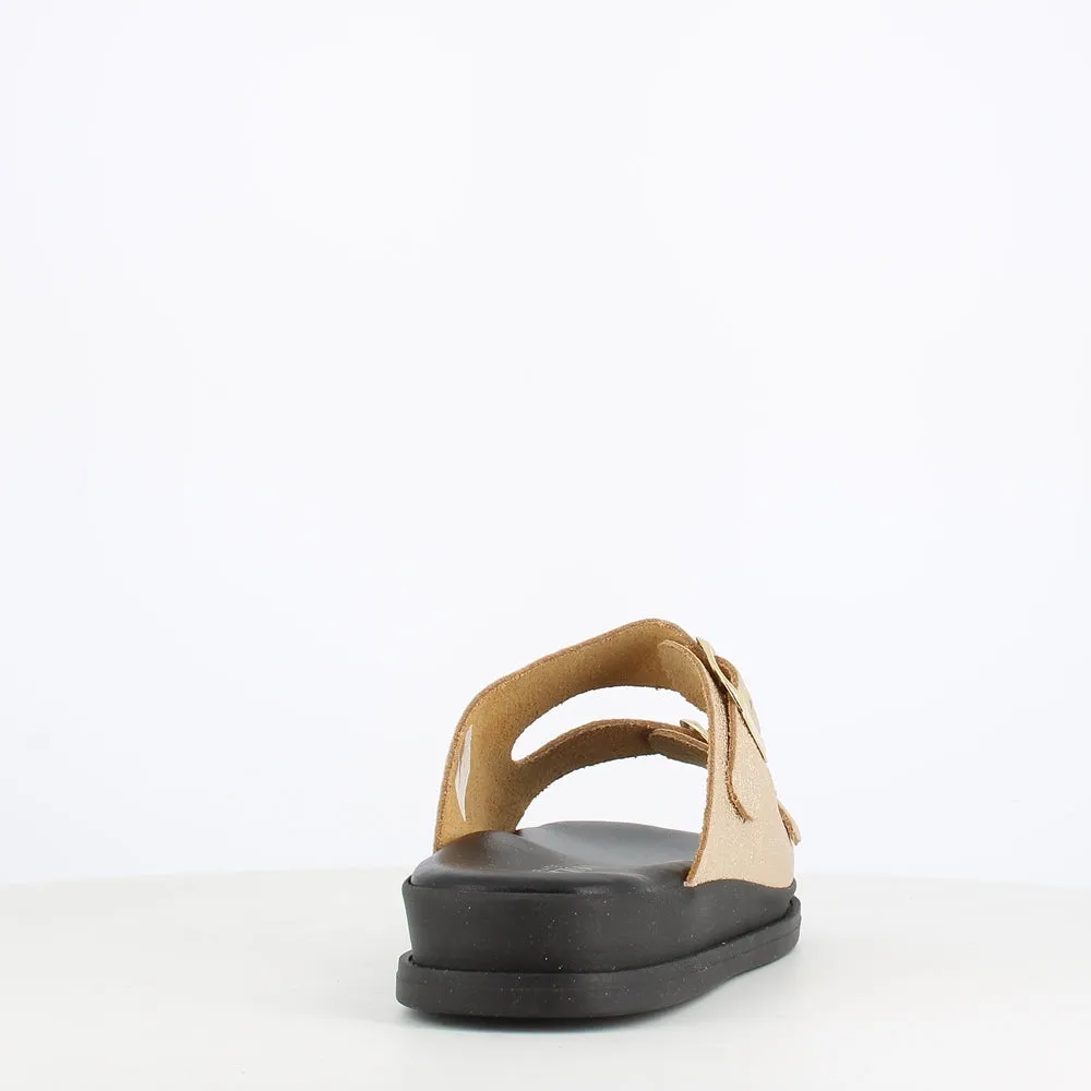 Rizzoli Buckle Sandal Gold