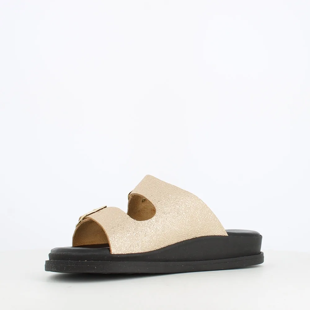 Rizzoli Buckle Sandal Gold