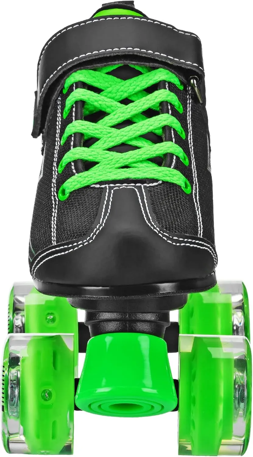 Roller Derby Blazer Boy's Lighted Wheel Roller Skate Black/Green