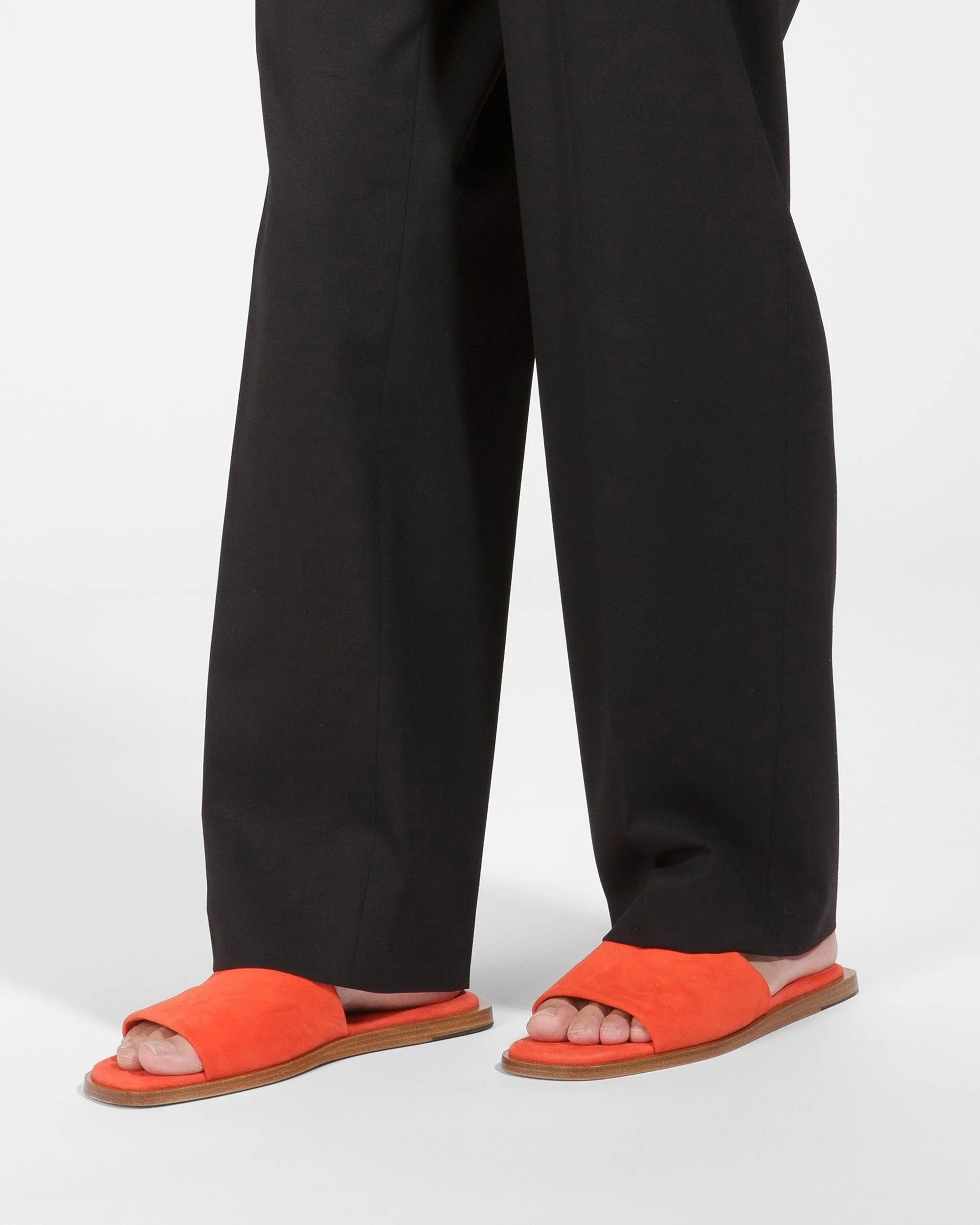Sabian Leather Sandals In Orange