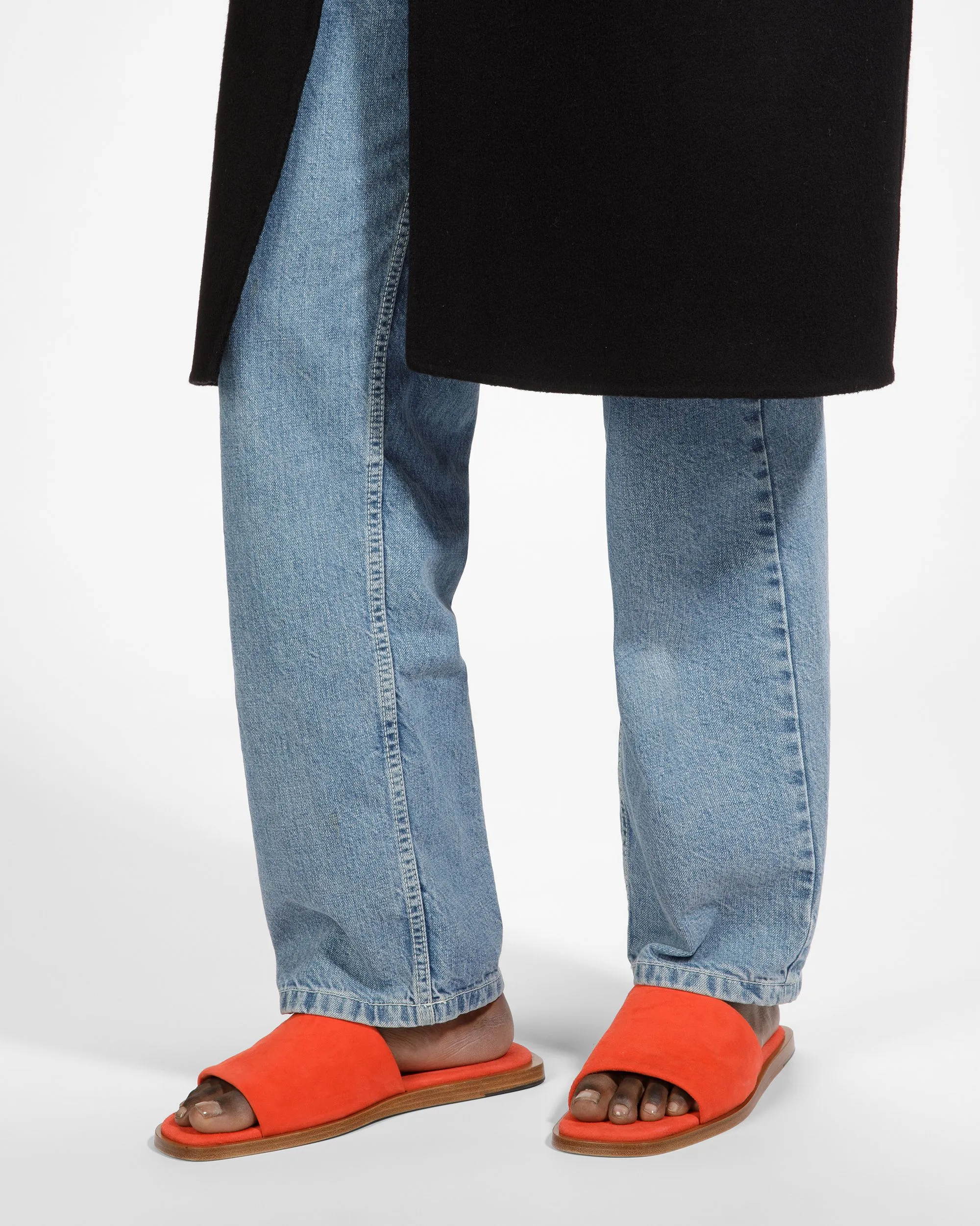 Sabian Leather Sandals In Orange