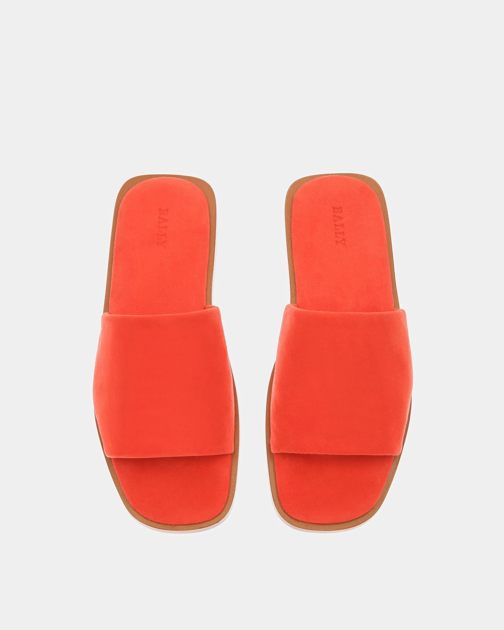 Sabian Leather Sandals In Orange