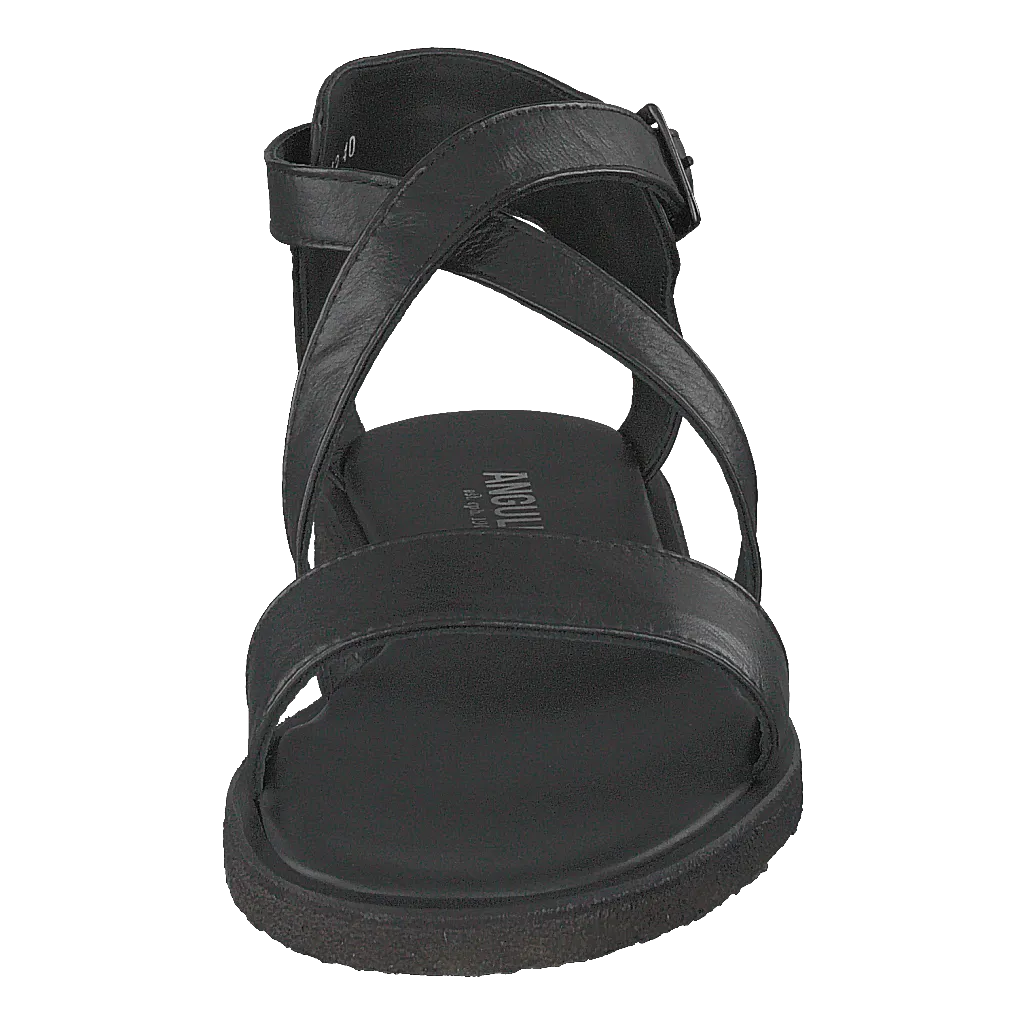 Sandal With Buckle Black