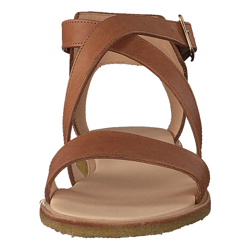 Sandal With Buckle Tan
