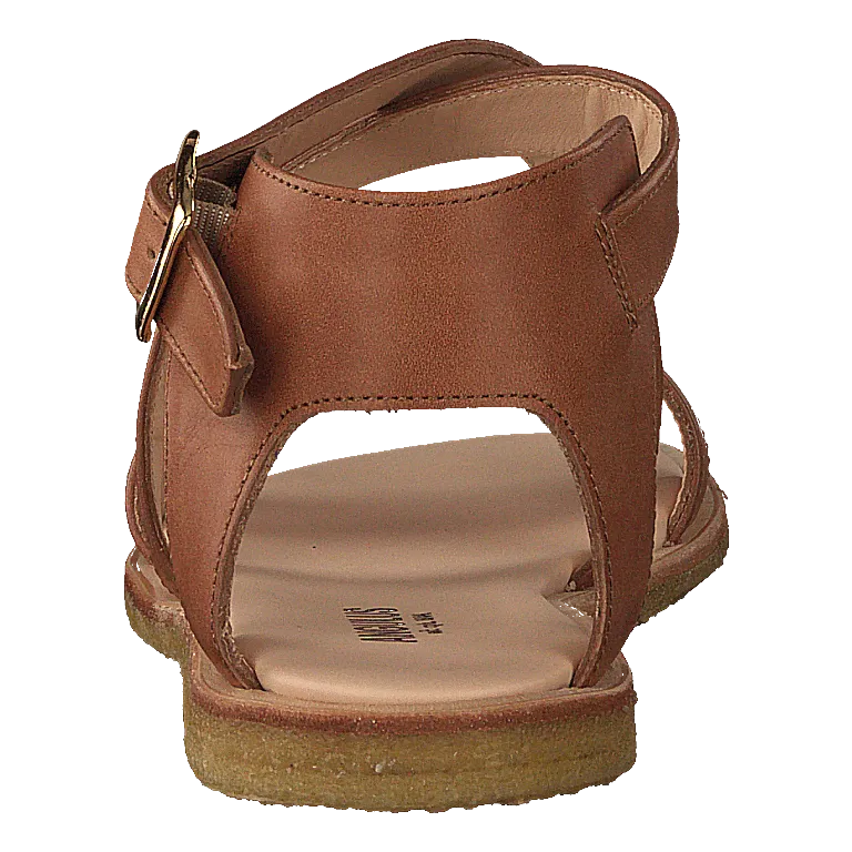 Sandal With Buckle Tan
