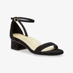 Sarah Flint Perfect Block Sandal 30 :: Black Suede