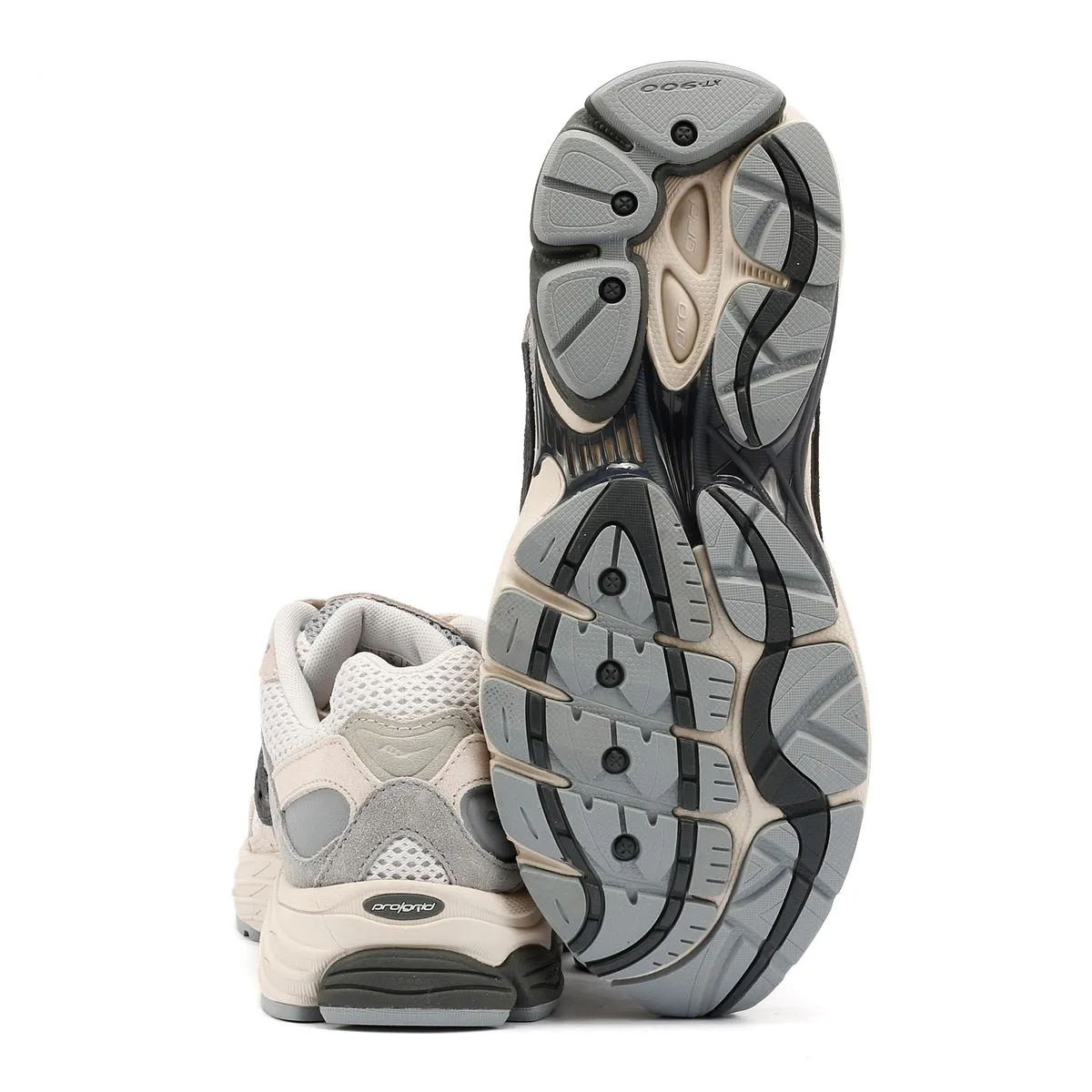 Saucony Progrid Omni 9 Premium Grey/Blue Trainers