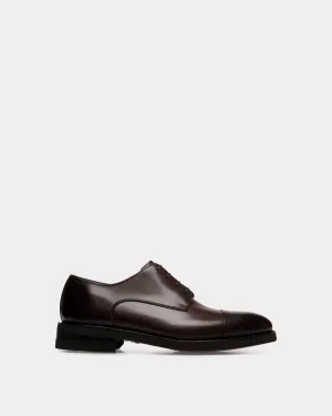 Scribe Un Derby in Deep Burgundy Leather