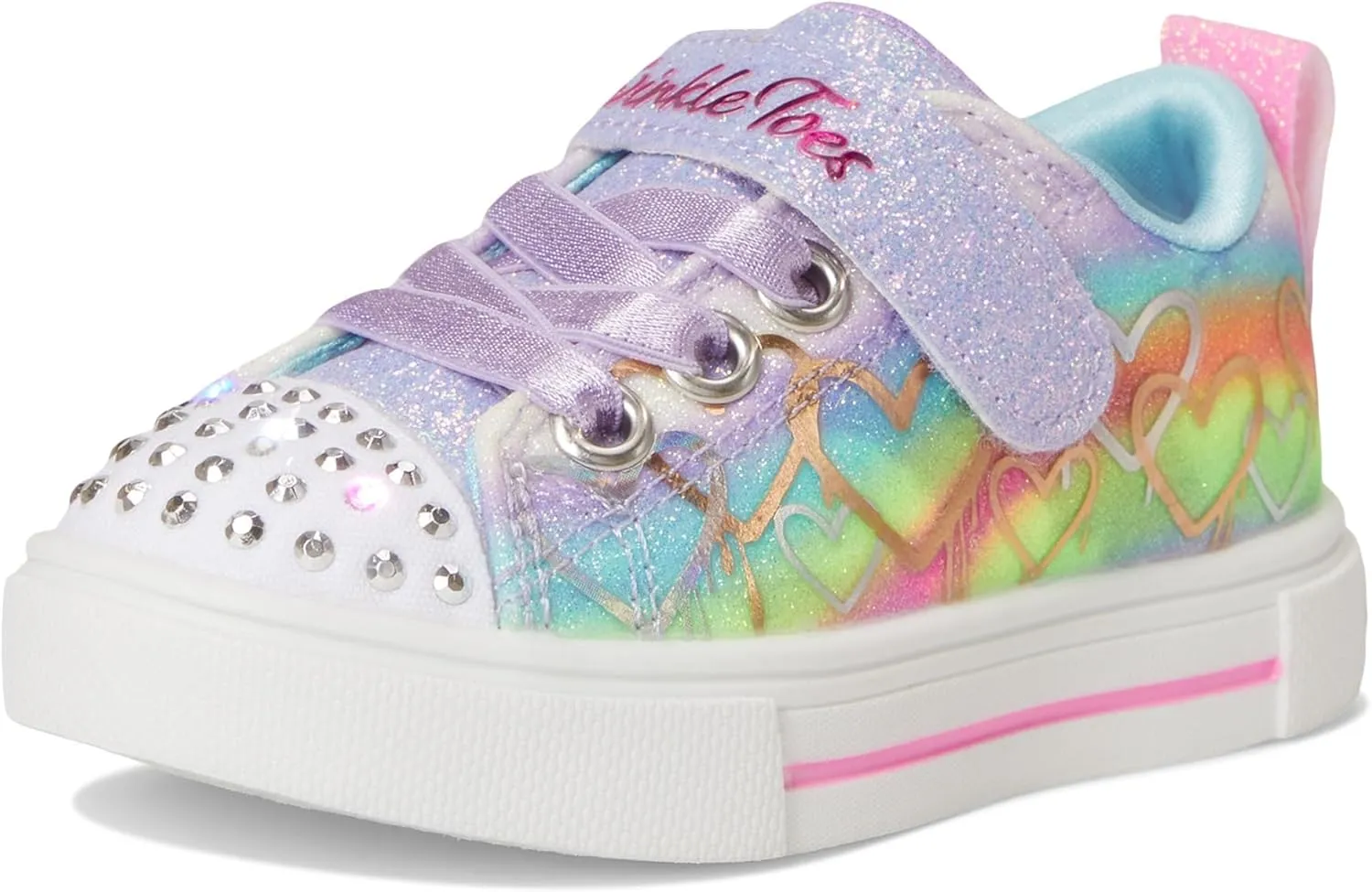 Skechers Girl's Twinkle Sparks-Ombre Love Sneaker