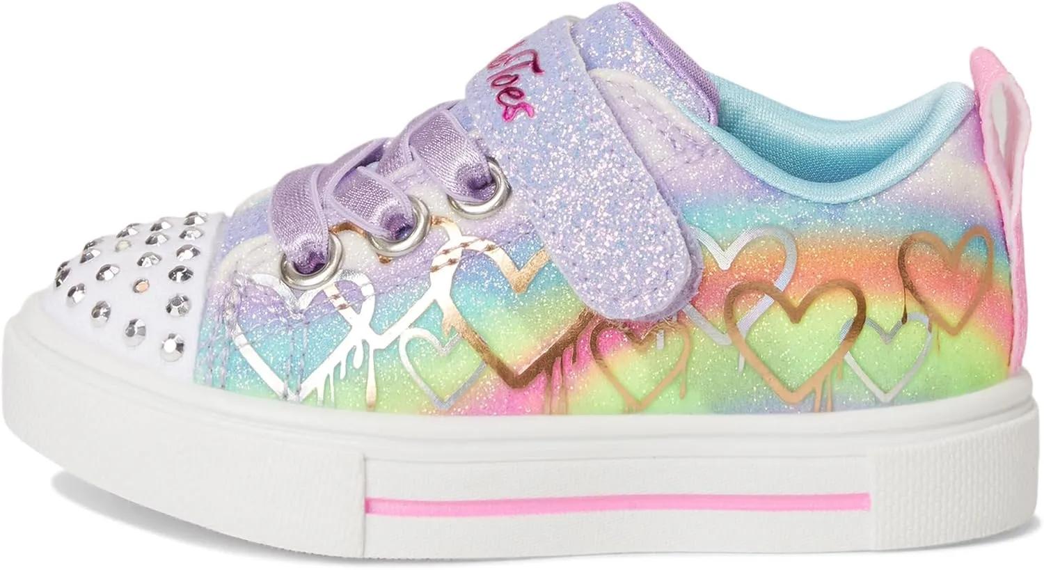 Skechers Girl's Twinkle Sparks-Ombre Love Sneaker