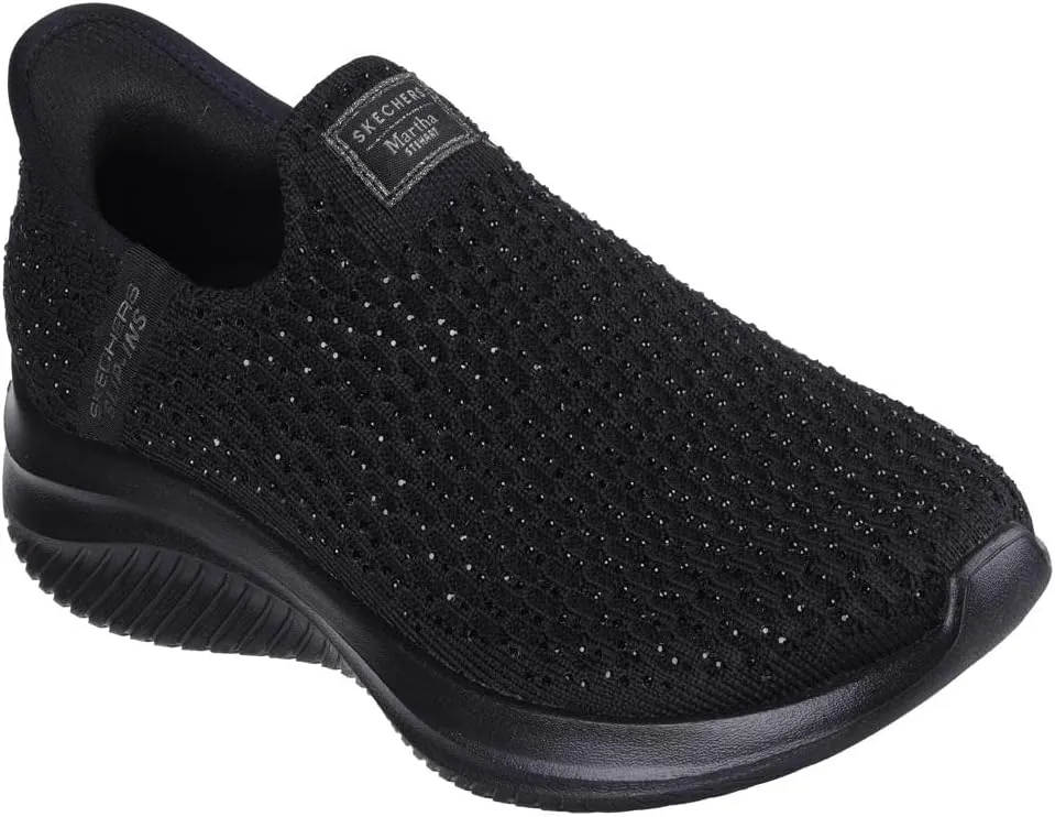 Skechers Women's Martha Stewar Ultra Flex 3.0-Dazzling Hands Free Slip-ins Sneaker