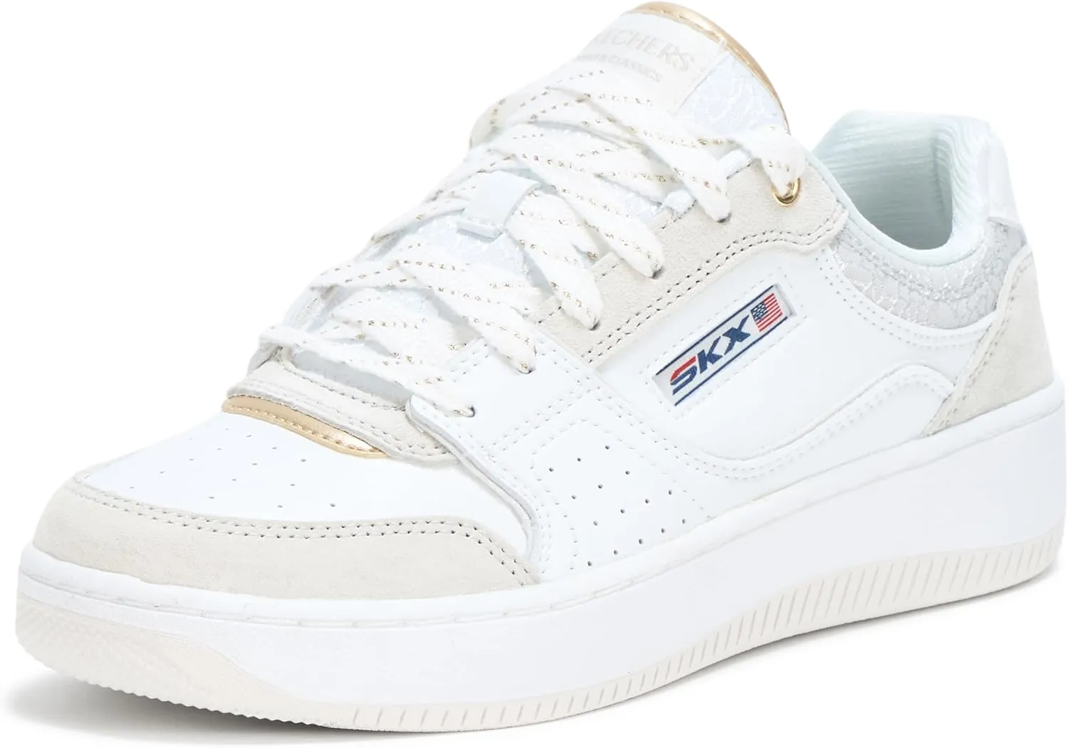 Skechers Women's Sport Court 2.0-Metallic Brea Sneaker