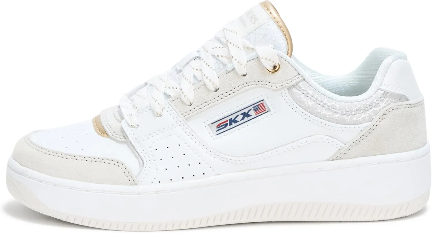Skechers Women's Sport Court 2.0-Metallic Brea Sneaker