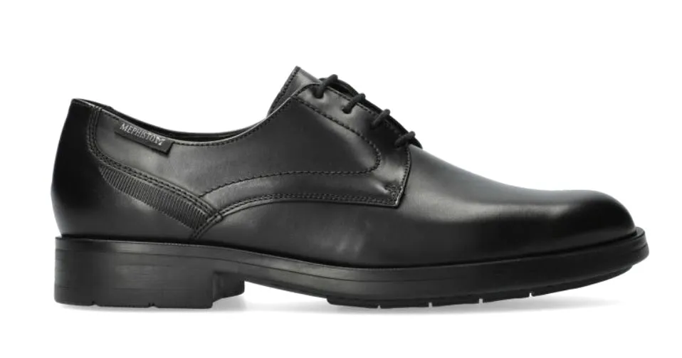 'SMITH' men's smart city lace-up shoe - Black