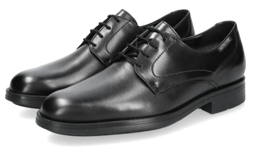 'SMITH' men's smart city lace-up shoe - Black