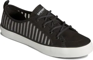Sperry Mens Shoes Women's Crest Vibe Seasonal Sneaker, Black, 12