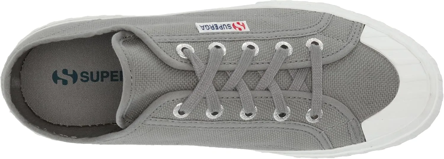 Superga 2630 Cotu Grey Sage Lace Up Rounded Toe Tennis Shoe Signature Sneaker