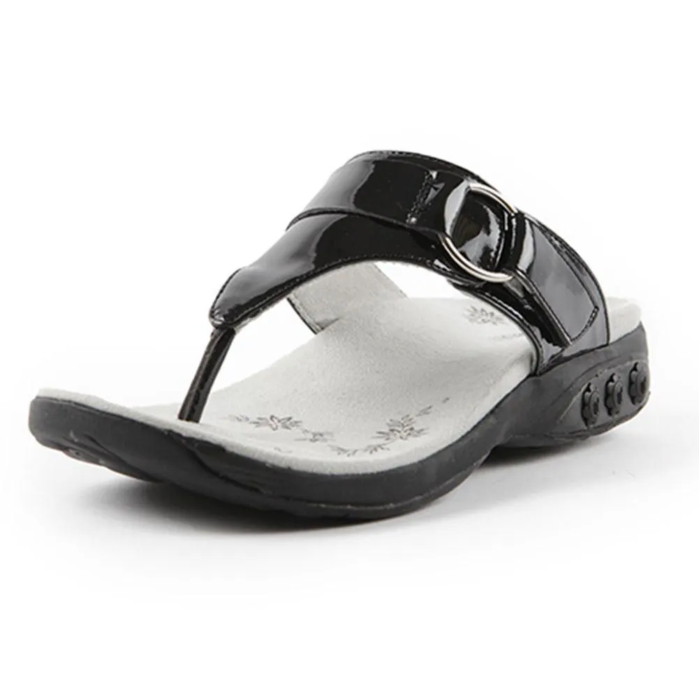 Suzie Women's Patent Leather Adjustable Sandal