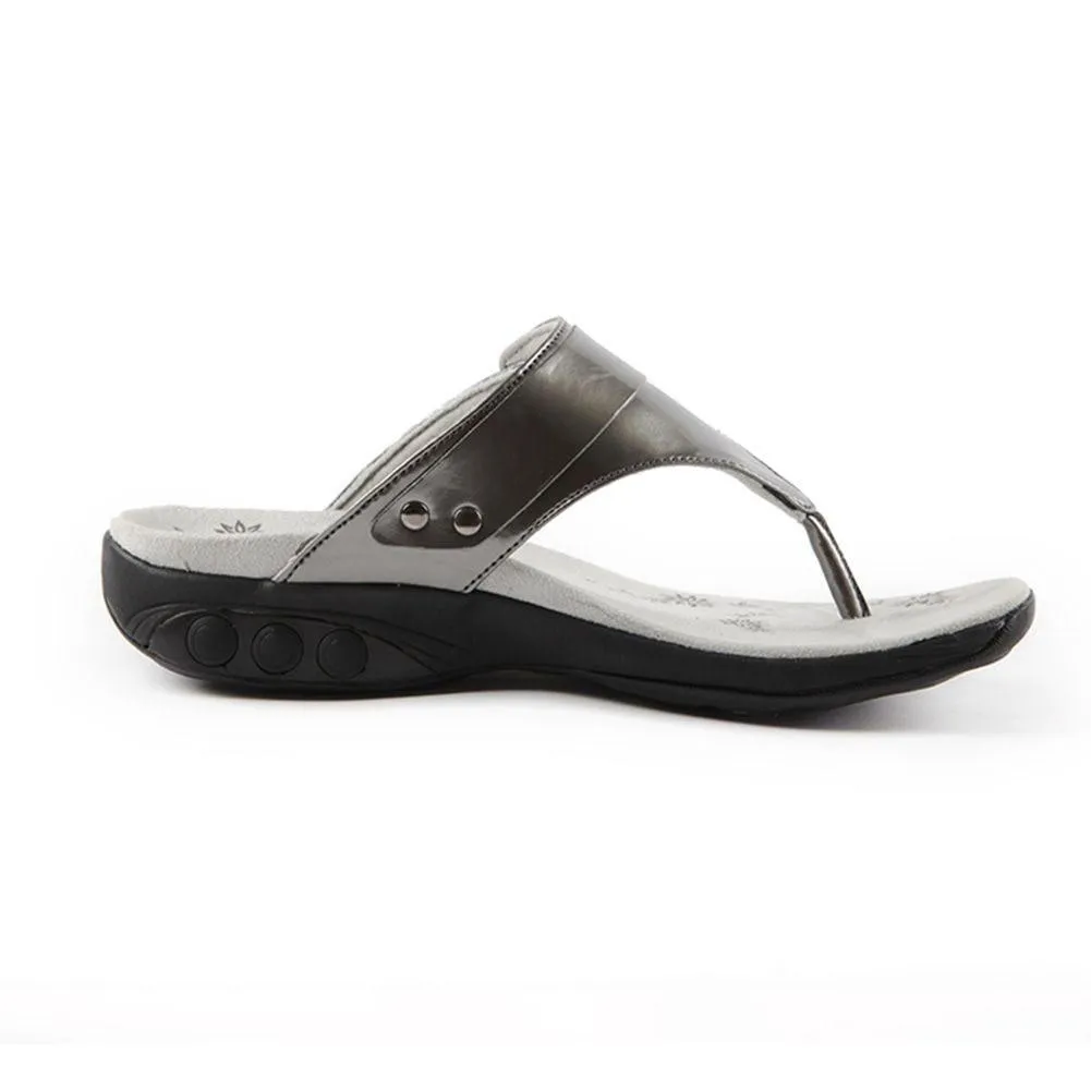 Suzie Women's Patent Leather Adjustable Sandal