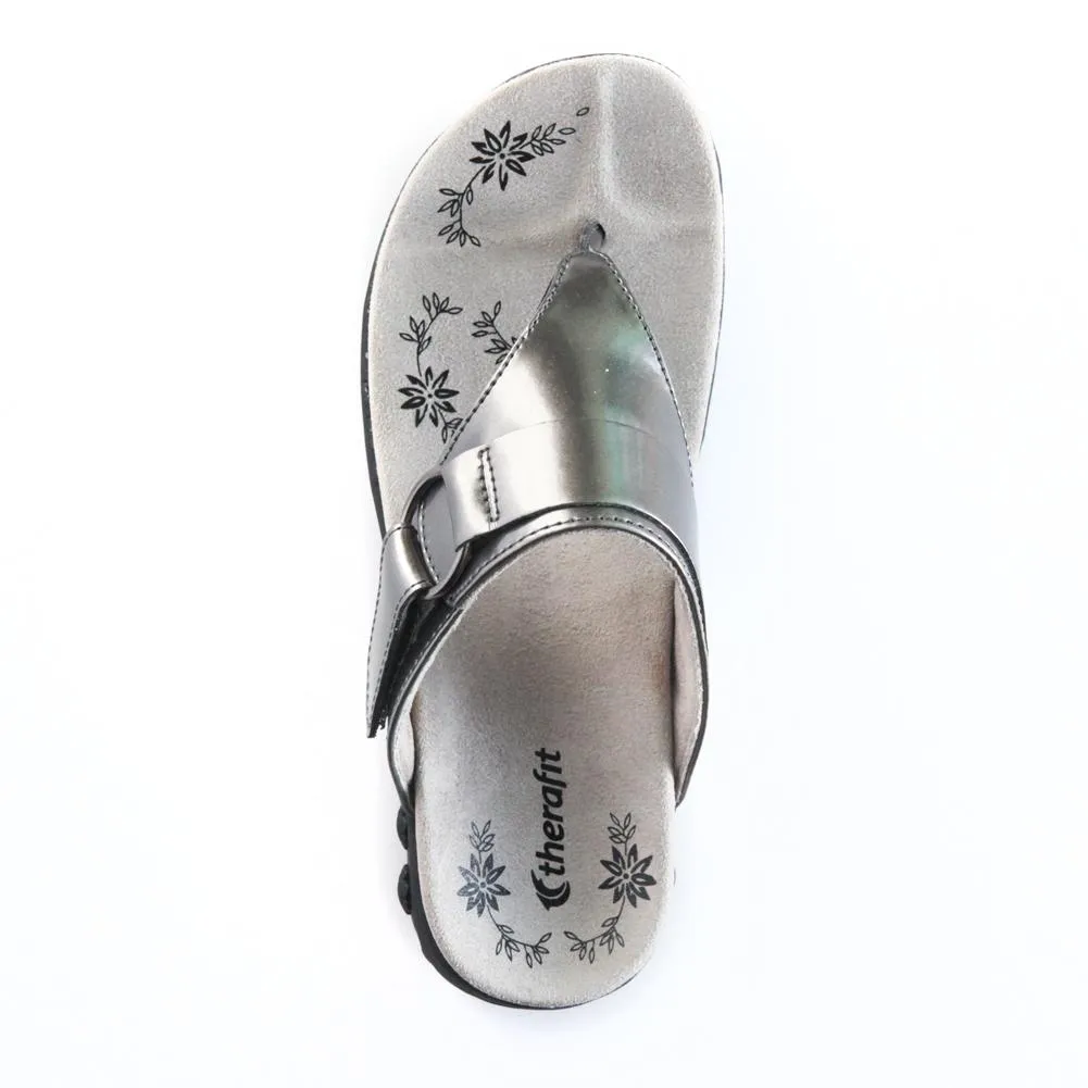 Suzie Women's Patent Leather Adjustable Sandal