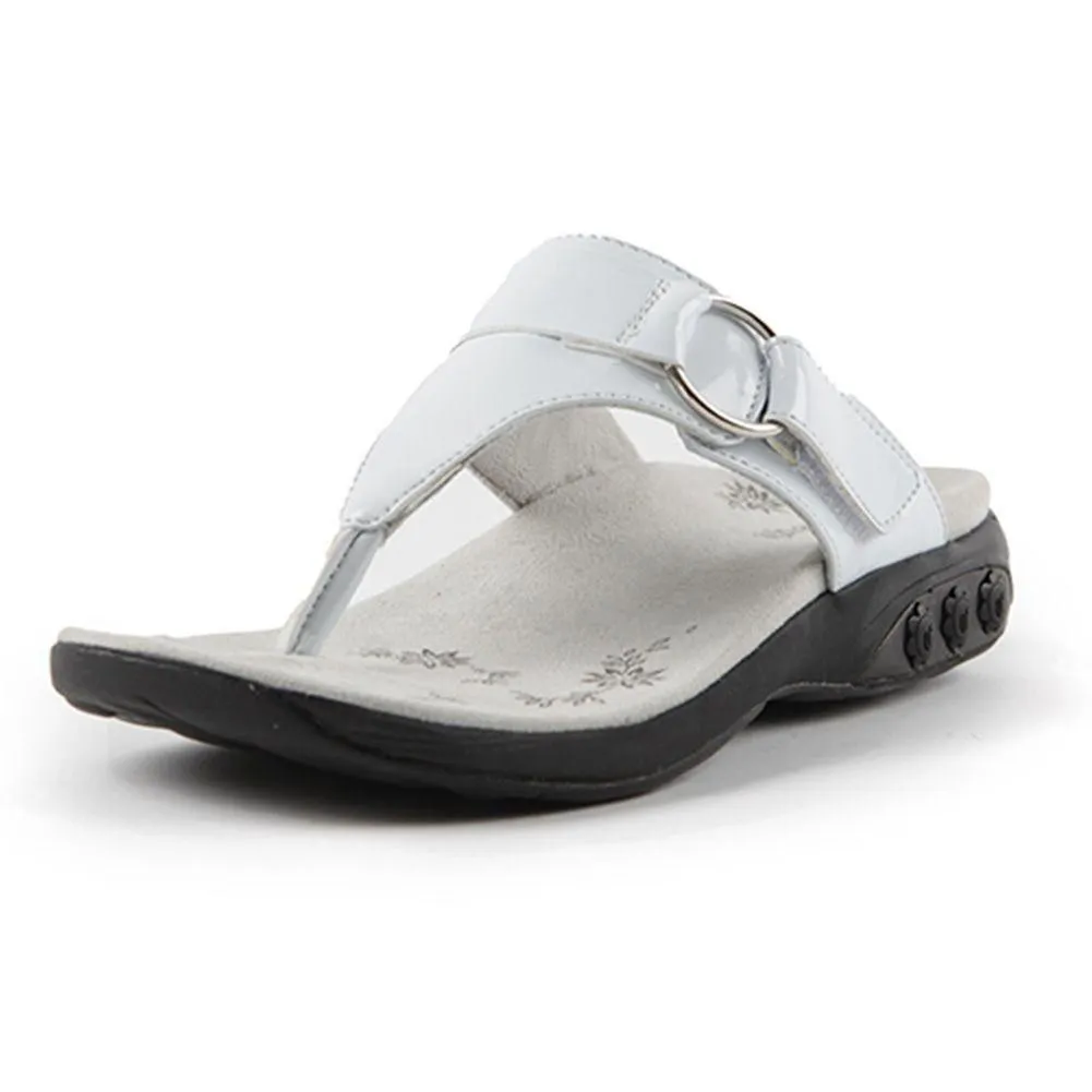 Suzie Women's Patent Leather Adjustable Sandal