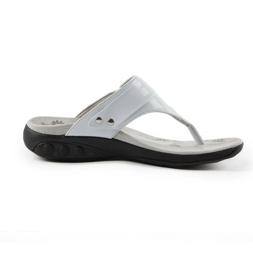 Suzie Women's Patent Leather Adjustable Sandal