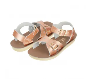 Sweetheart Child Rose Gold Sandals by Salt-Water Sandals