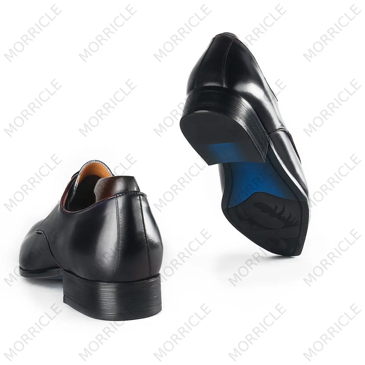 Timeless Black Lace-Up Derby Shoes