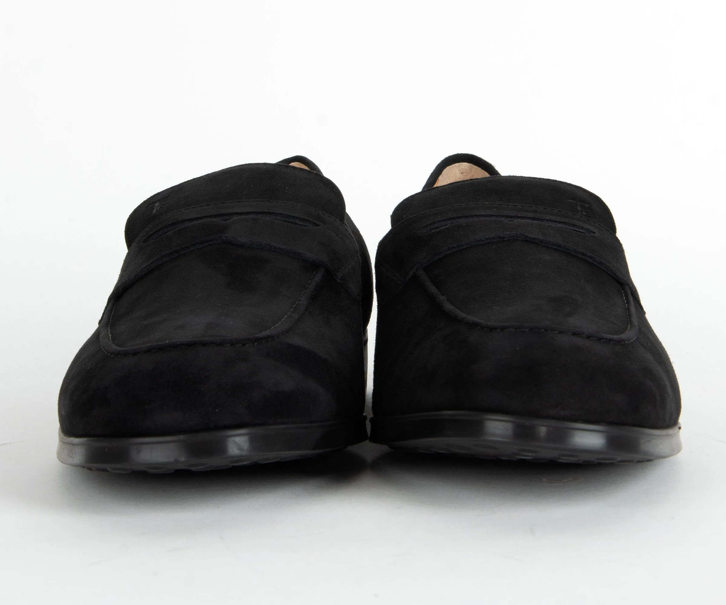 Tods Suede Loafer Black
