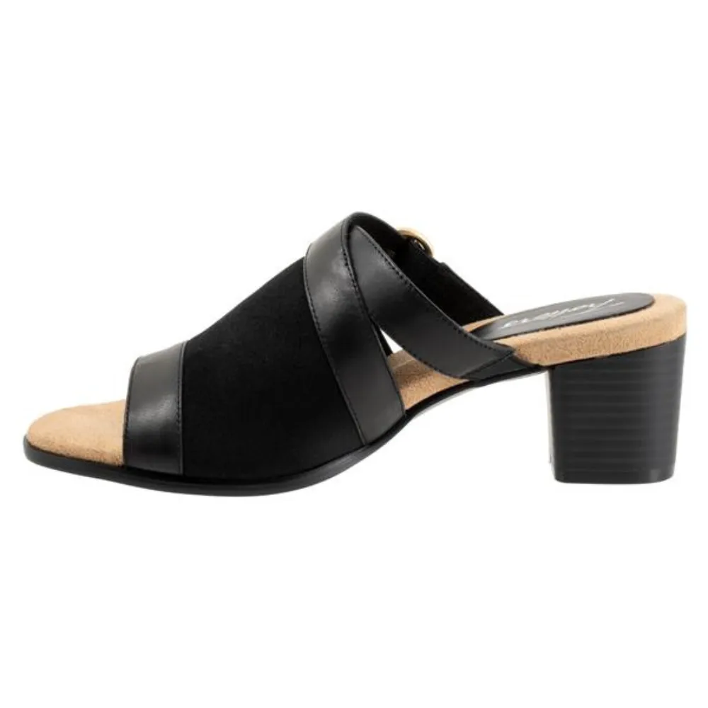 Trotters Mitzie Black Sandal (Women's)