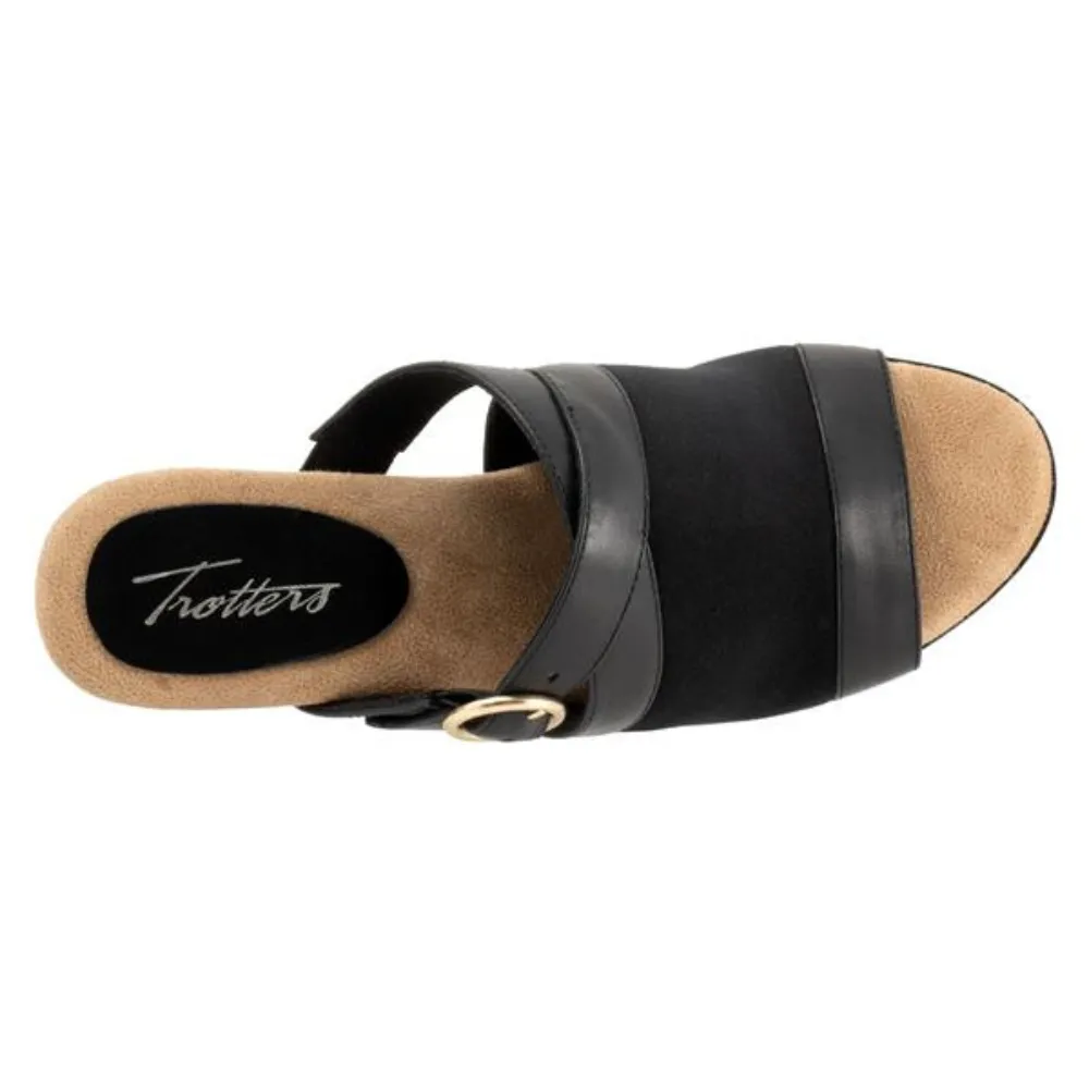 Trotters Mitzie Black Sandal (Women's)