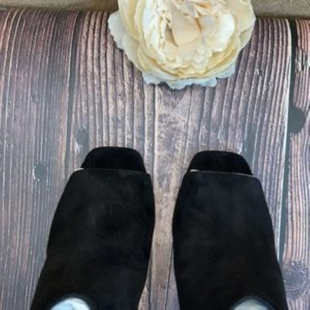 VIA SPIGA Black Suede Terese Sandal 5M