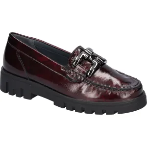 Waldlaufer Serena - Ladies Loafer in Burgandy Patent