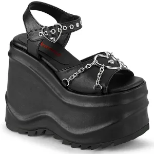 WAVE-09 - Blk Vegan Leather