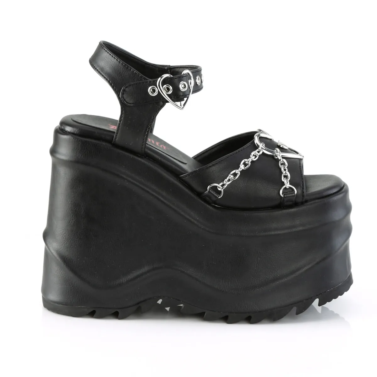 WAVE-09 - Blk Vegan Leather