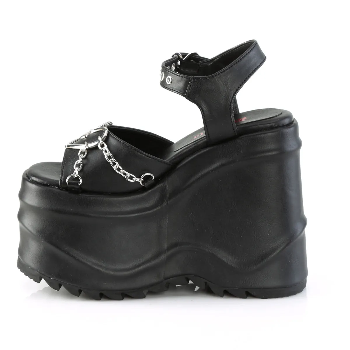 WAVE-09 - Blk Vegan Leather