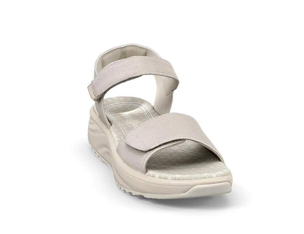 Womens Active Adjustable Flores Light Beige Sandals