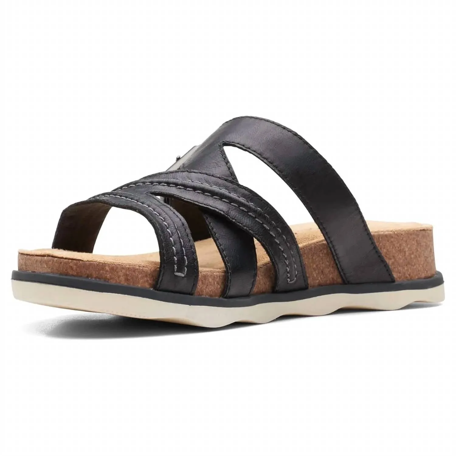 Women's Brynn Hope Leather Sandal In Black