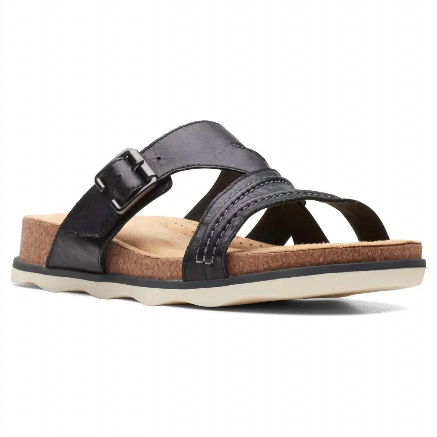 Women's Brynn Hope Leather Sandal In Black
