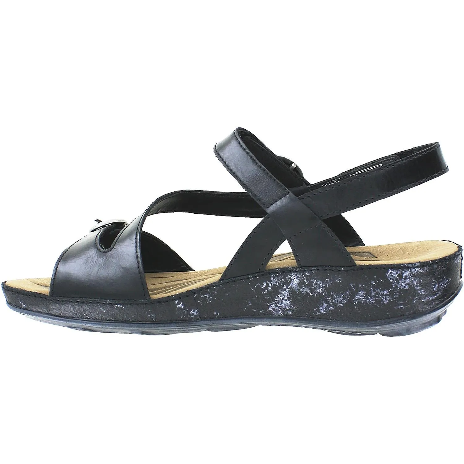 Women's Romika Fidschi 48 Black Leather