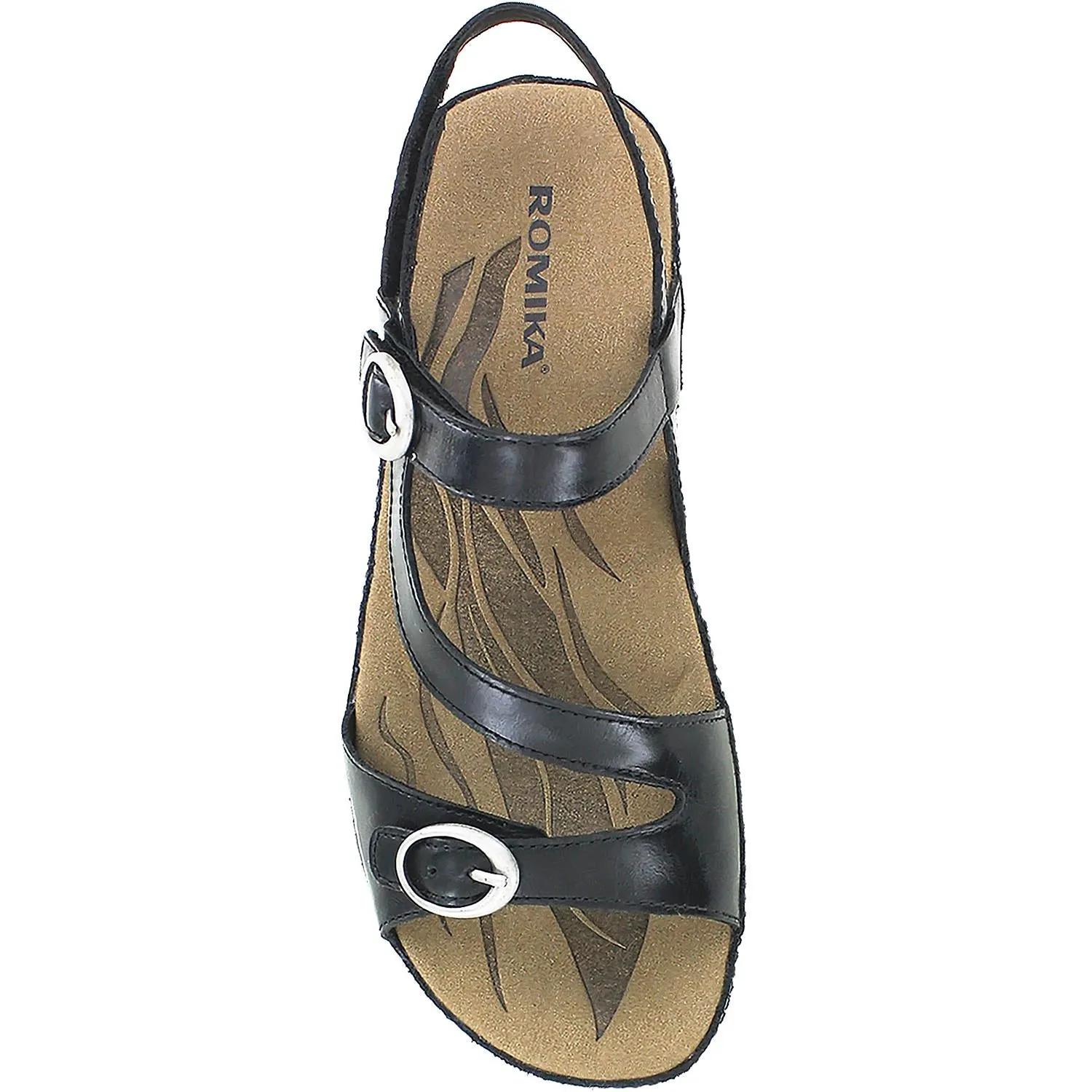Women's Romika Fidschi 48 Black Leather