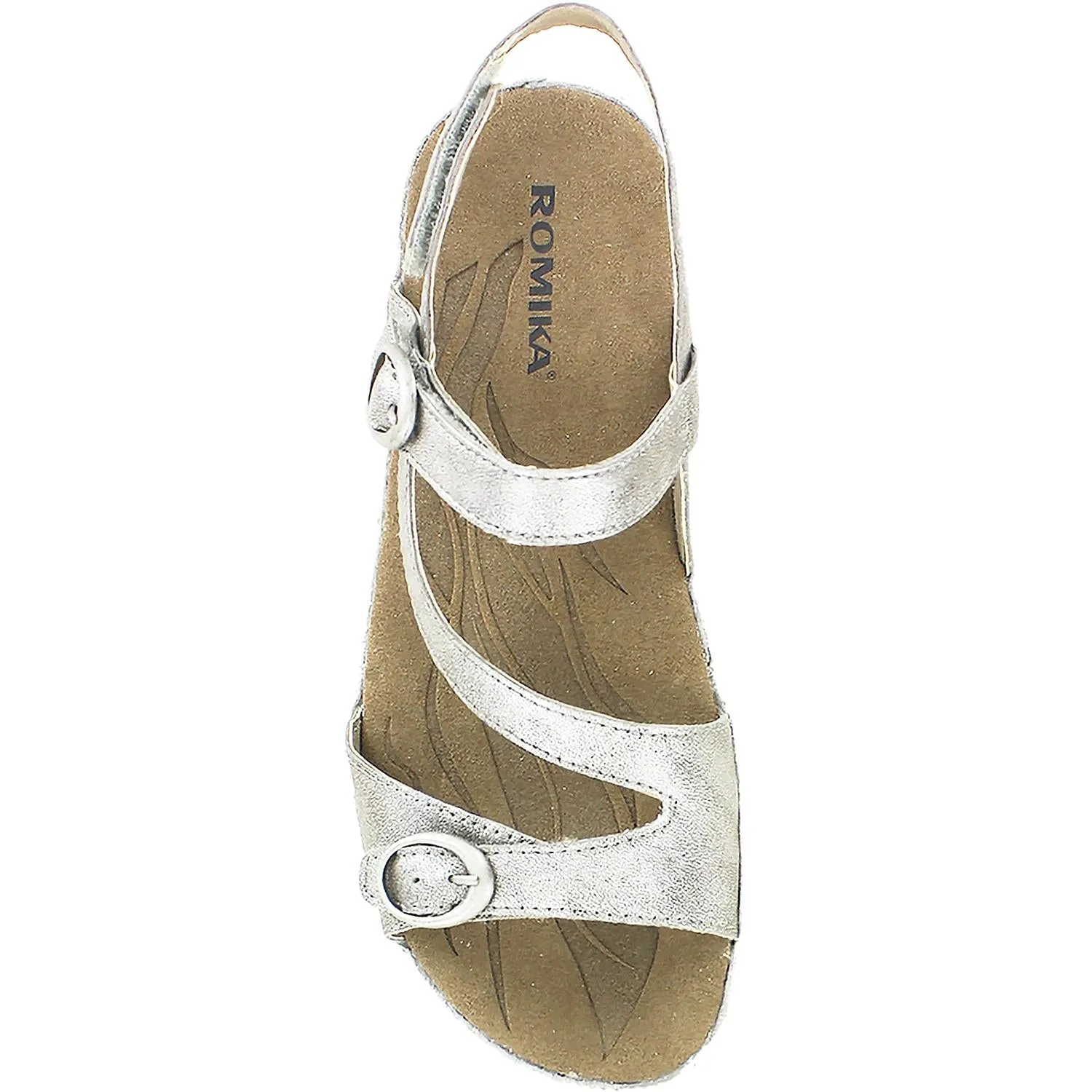 Women's Romika Fidschi 48 Platinum Leather