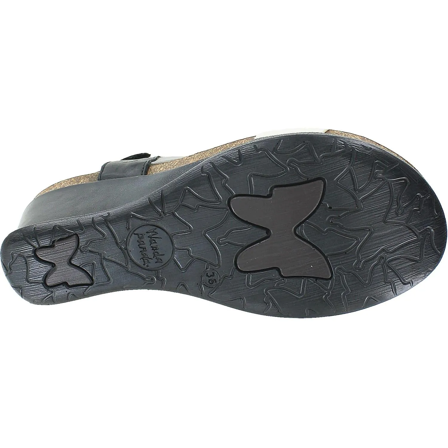 Women's Wanda Panda Meryl WP-3111 Black Leather